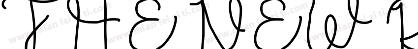 THE NEW ROMEN字体转换
